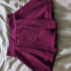 Elegant Burgundy Mini Skirt